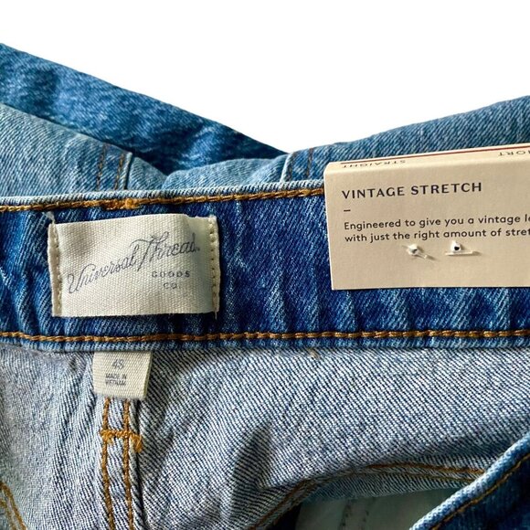 Universal Thread Vintage Stretch High-Rise Denim Jeans Womens 4 Short NEW NWT - Picture 5 of 12